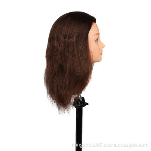 Wholesale top quality famela  american training mannequin head with indian human hair